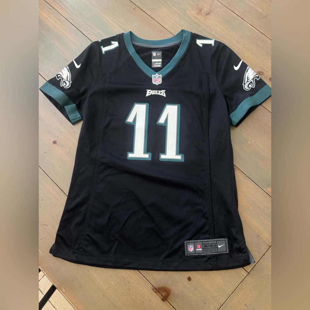 NFL On Field Black Jersey- Kids M